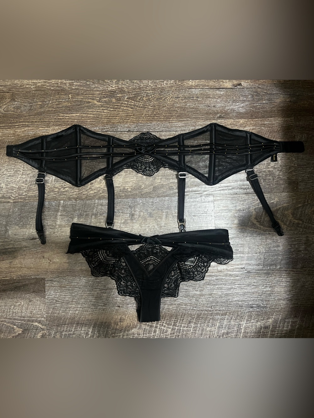 Honey Birdette - Waspie and Panty set - Size S